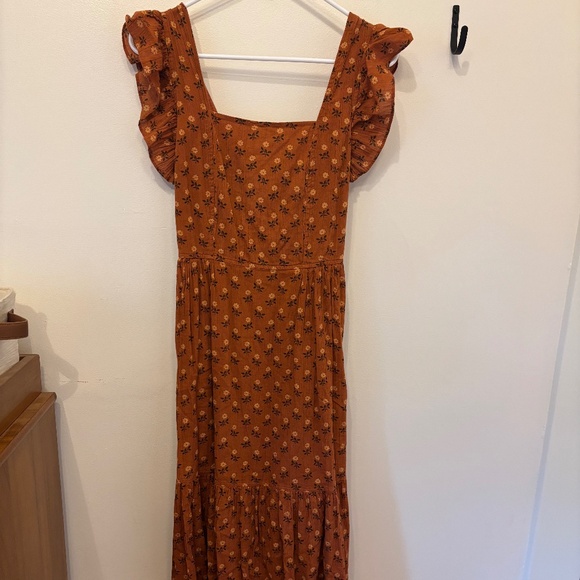 Madewell Smocked Maxi Dress - Picture 1 of 3